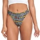 thumbnail image 1 of Fotbe Modern Excavator Tanga Sin Costuras para Mujer con Estampado – Panties Invisibles, Transpirables y Cómodos para Uso Diario-4X-Large, 1 of 6