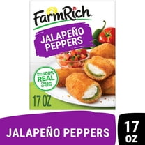 Farm Rich Breaded Jalapeno Peppers Stuffed with Cream Cheese, 17 oz (Frozen Snacks and Appetizers)