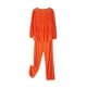 thumbnail image 3 of VISgogo Traje de pantalón elegante de dos piezas para mujer, blusas y pantalones peplum con mangas abullonadas y cuello redondo de color sólido VISgogo moda, 3 of 9