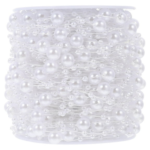LOLIPPYY 1 Roll Fine Bead Chain String for Crafts, Creative Home Decor, Party Decorations and Handmade Projects