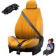thumbnail image 1 of Cinturón de seguridad de maternidad, cinturón de protección de maternidad, protege el vientre y el bebé, ajustador de cinturón de seguridad cómodo (negro) esquí esquí Gafas de esquí, 1 of 5