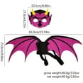 thumbnail image 2 of Children's Felt Bat Wing Mask And Torso Prop Set, Ideal For Kindergarten Festival Party Performance, Suitable For Parties And Theme Events*, 2 of 4