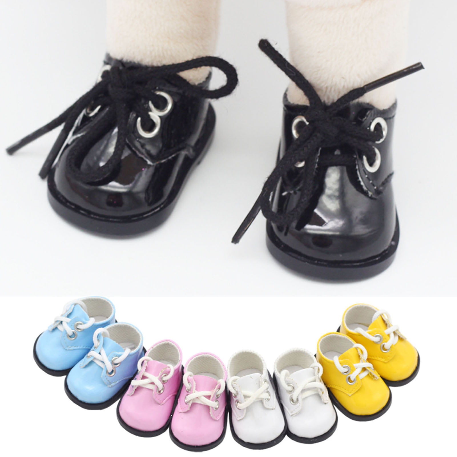MAGIC GIFT Beautiful Doll Shoes Fits 18 Inch Doll and 43cm baby dolls shoes Hot