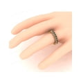 thumbnail image 3 of Natural 1.50Ct Princess Cut Diamond Angled Women's Anniversary Wedding Eternity Band Ring Solid 18k Yellow Gold F VS2, 3 of 3
