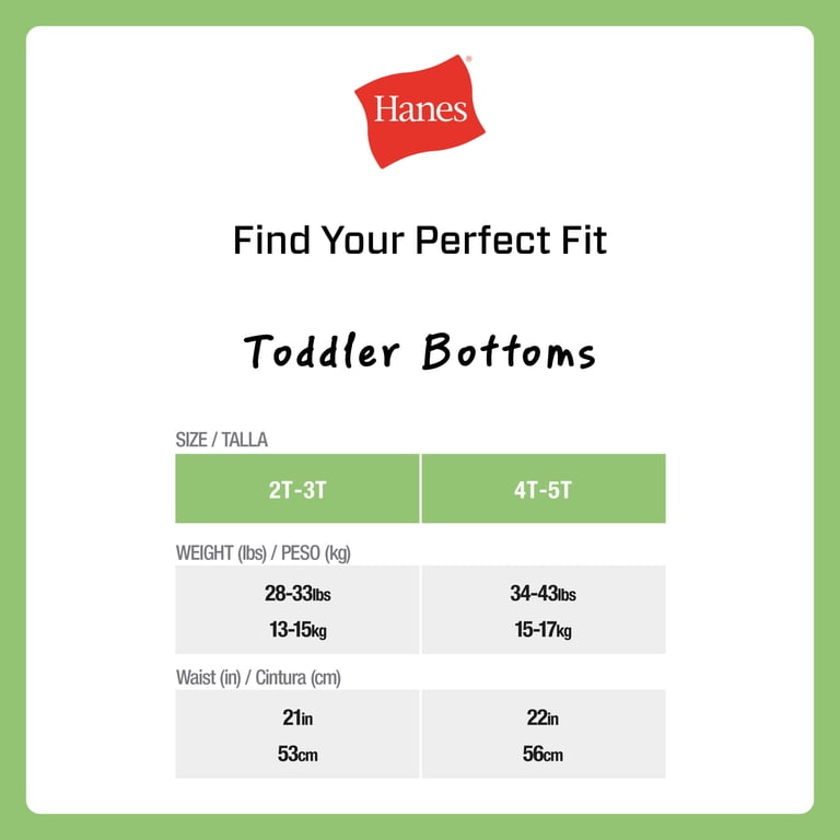 Hanes Infants/Toddlers Potty Trainer Briefs, 6-Pack, 2T-3T photo 5