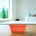 thumbnail image 1 of RUNROTOO 2 Sets Plastic Vegetable Planters Square Pots for Indoor Outdoor Use, 1 of 8