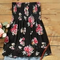 thumbnail image 4 of Dyegold Women's Striped Strapless Bandeau Tank Casual Sleeveless Summer Vacation Loose Beach Tube Top Shirt Blouse Tanks top, 4 of 5