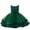 Dark Green, variant on Girls Dresses for Wedding Party Pageant Dress with Bow for Baby Girl First Birthday Celebration Formal Dresses