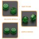 thumbnail image 3 of FENGGUIQU 2Ud Tapas Para Botones De Pedal De Guitarra Verde Protección Durable Plástico Uso, 3 of 8
