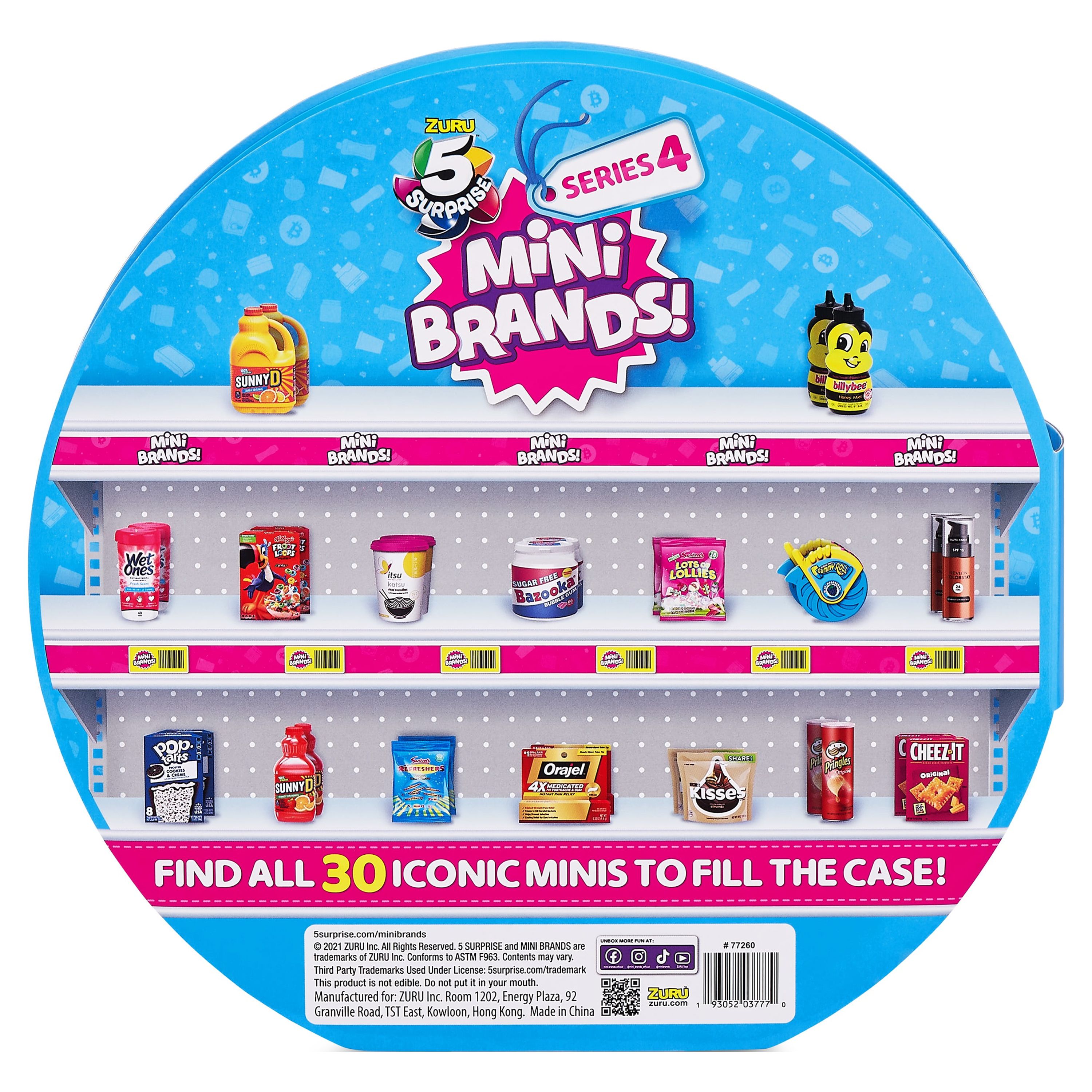 Mini Brands Series 4 Collectors Case with 5 Exclusive Minis by ZURU ...