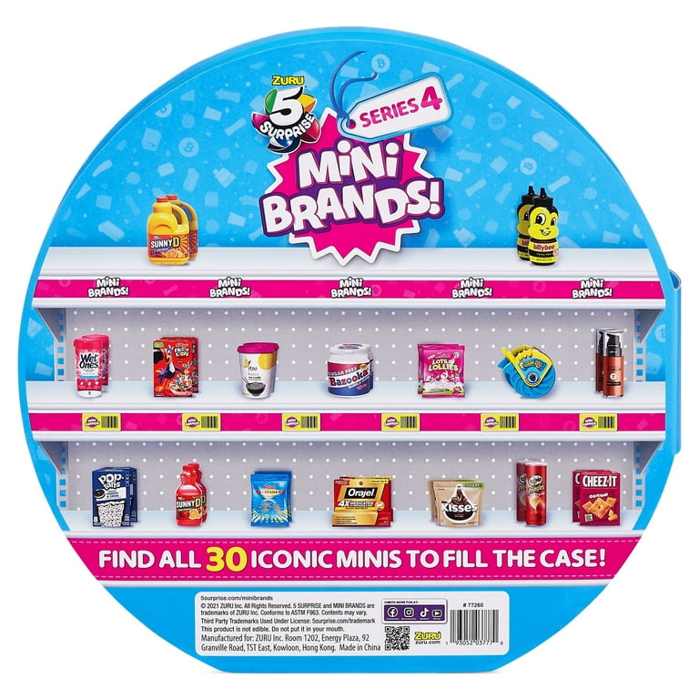 5 Surprise Disney Mini Brands Collector's Case Series 2 by ZURU Store &  Display 30 Minis, Comes with 5 Exclusive Mini's Mystery Real Brands