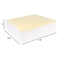 thumbnail image 3 of Care Apparel Extra Large Easy Rise Chair Cushion - 5" Foam Seat Booster with Removable, Washable Poly-Shearling Cover - 15 1/2" x 18", 3 of 4