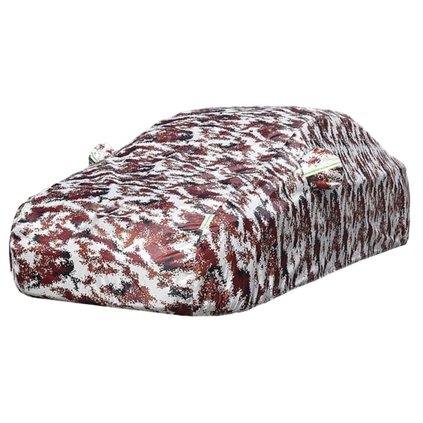 Camiones Impermeables Resistentes a Rayones con Cubierta Completa para Autos - Capa 2 de camuflaje 2 Camuflaje de 2 capas 2 Sunnimix Funda Universal para Coche Completa