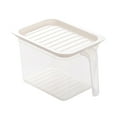 thumbnail image 2 of Huayishang Storage Box Square Transparent Refrigerator Storage Box with Handle C, Kitchen Essentials Clearance Sale, 2 of 2