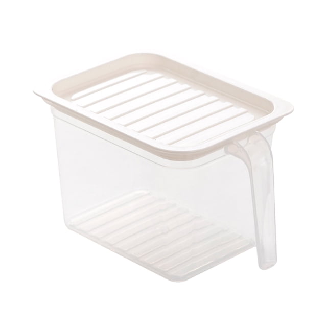 Hinati Promotion for Today Square Transparent Refrigerator Storage Box Kitchen and Pantry Organization Canisters for Fridge, Freezer, Pantry, Cabinet, Kitchen Organization and Storage