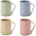 thumbnail image 1 of Upstyle Environmentally Friendly Healthy Wheat Straw, Biodegradable, Bamboo Plastic Cup, Mug, For Water, Coffee, Milk, Juice Color 1, 1 of 7