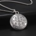 thumbnail image 1 of Dawapara Michaelmas Archangel Seal Uriel Michael Gabriel Necklace Spiritual Protection Amulets Guardian Angel Medallion Jewelry, 1 of 5