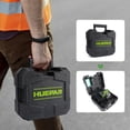 thumbnail image 3 of Huepar Self Leveling Green Laser Level Cross Line with 2 Plumb Dots Laser Tool -360 Horizontal Line Plus Large Fan Angle of Vertical Beam -Li-ion Battery, 3 of 9