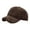 Coffee, variant on Women's Outdoor Warm Duckbill Cap Fuzzy Velvet Solid Color Winter Beanie Soft Breathable Sun Protective Hat