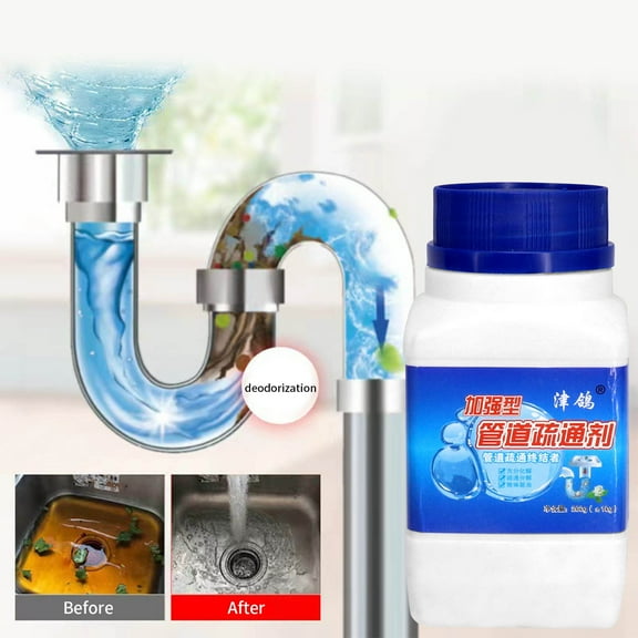 Staron under $5! Fast Foaming Pipe Cleaner 260g, Drain Unclogger for Kitchen Sink Toilet Bathroom, Powerful Dredge Agent Powder