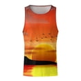 thumbnail image 5 of Men Summer Tank Top Breathable Large Size Casual Sleeveless Top Loose Tropical Gradient Printed Male Streetwear Cami Shirts, 5 of 5