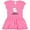 Raspberry with Polka Dots, variant on Inktastic Mimis Snuggle Bunny Easter Girls Baby Dress