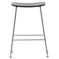 thumbnail image 5 of LeisureMod Melrose Modern Wood Counter Stool With Chrome Frame Set of 4, 5 of 9