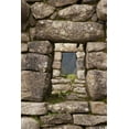 thumbnail image 2 of Kaveney, Wendy 23x32 Black Ornate Wood Framed with Double Matting Museum Art Print Titled - Peru, Machu Picchu Aligned windows in ruins, 2 of 4