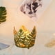 thumbnail image 4 of Gwong Decoración hogareña Titular de la vela de la hoja de hierro nórdico Candlestick Home Shop Club Decoración de escritorio Gwong 21048404, 4 of 7