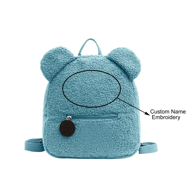 TIEVOSA DIY Backpack with Name Customized Back Pack for Boy & Girls Custom Cute Small Bag Child Bookbag for School & Travel Preschool Kindergarten Elementary Mini