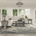 thumbnail image 2 of Bowery Hill Table Basse Carrée avec Tables d'Appoint Gris Bois Flotté - Bois Manufacturé, 2 of 6