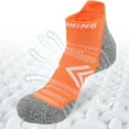 thumbnail image 3 of Calcetín de compresión de tobillo para hombres y mujeres, 4 pares, calcetín de compresión de corte bajo para correr con soporte de tobillo, 3 of 6