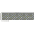 thumbnail image 2 of Abstract Fabric by the Yard Upholstery, Geometric Continuous Pattern of Triangles Motif Contemporary Illustration, Decorative Fabric for DIY and Home Accents, Grey and Multicolor by Ambesonne, 2 of 4