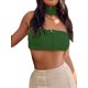 thumbnail image 4 of Txlixc Blusa tubular de verano para mujeres, de punto de color sólido Txlixc moda, 4 of 8