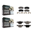 thumbnail image 1 of TEC Front Rear Ceramic Brake Pads Kit for Car Subaru Crosstrek Forester Outback WRX Impreza Legacy KTC-100547, 1 of 10