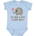 thumbnail image 3 of Inktastic My Nana and Papa Love Me Boys or Girls Baby Bodysuit, 3 of 5