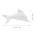 thumbnail image 3 of Dolphin Shaped Door Knobs Ceramic Homeowners Kitchen 2Pcs 2.4X1.4X1.2In, 3 of 8