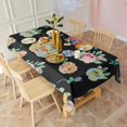 thumbnail image 5 of Pioneer Flower Floral Print Pattern Rectangle Tablecloth 60"x120",Waterproof Polyester Rectangle Table Cloth, Wipeable Spillproof Polyester Tablecloth for Dining, Camping, Indoor and Outdoor, 5 of 6