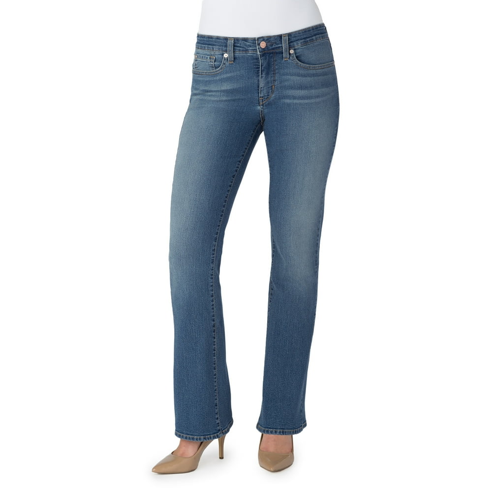 levis signature pull on bootcut jeans