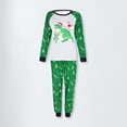 thumbnail image 3 of Familia Otoño Camisa Top Pantalones Cintura elástica Dinosaurio Impreso Ropa de dormir Traje, 3 of 9