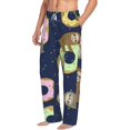 thumbnail image 3 of Kdxio Sloth with Donuts Print Men's Sleep Pajama Pant Lounge Pants with Pockets, 3 of 8