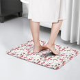 thumbnail image 4 of Pioneer Flower Floral Print Flannel Non Slip Door Rugs,Washable Door Mats Indoor,Decorative Door Mats,Dirt-Resistant and Absorbent Doormat for Entrance,Bedroom,Kitchen,Bathroom,23.5"x16", 4 of 5