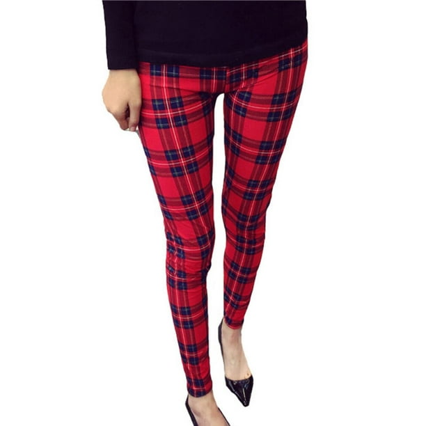 CHSDCSI Leggings a Fleurs Imprimes 2022 Leggins Pied de Poule Pantalon Fin a Carreaux Mode Raye Pantalon Aptitude pour Femmes Walmart