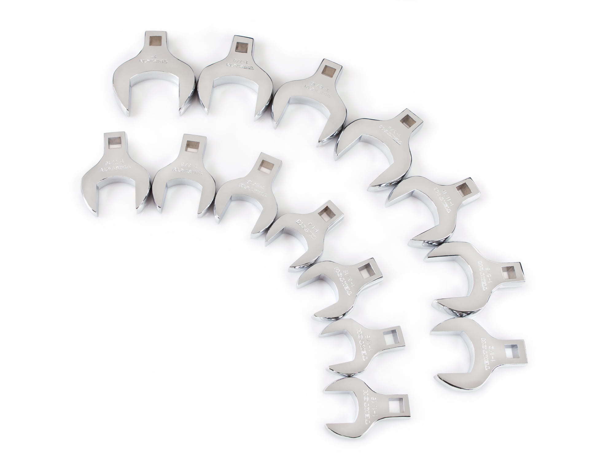 Trepot 14-Piece 1/2" Drive Jumbo Crowfoot Wrench Set Can be combined with po...