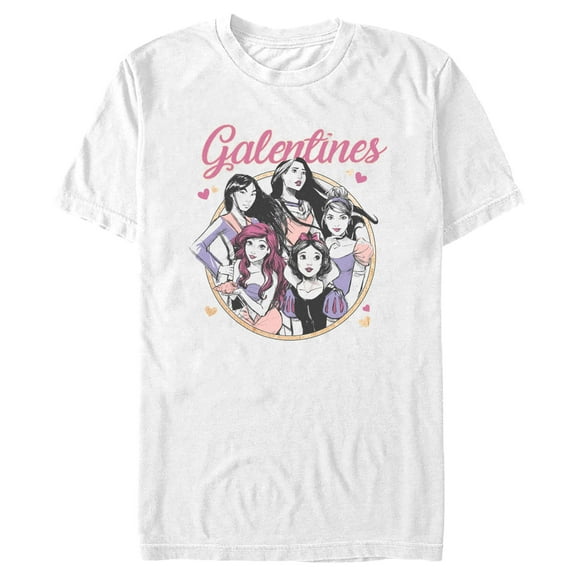 Men's Disney Galentines Sketch Graphic Tee White X Large