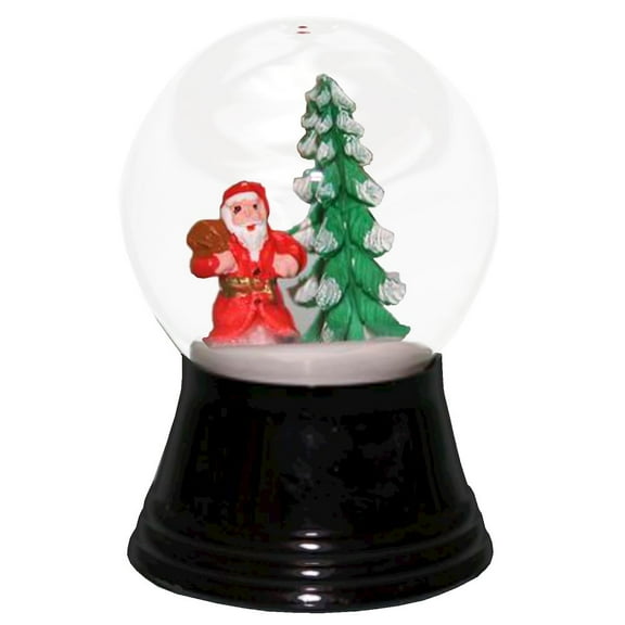 Alexander Taron 2.5" Perzy Small Santa with Tree Christmas Snow Globe