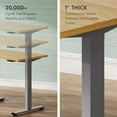Standing Desk 40 x 24 Inches WholePiece Desktop Height Adjustable Desk