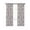 Gray, variant on Farmhouse Flower Blackout Curtains 39 Inches Long for Bedroom, Botanical Vintage Grey Leaf Plant Thermal Insulated Room Darkening Black Out Window Curtain Panels Grommet Drapes for Living Room