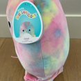 thumbnail image 2 of Squishmallows Official Kellytoy Plush 11 inch Rainbow Tie Dye Jellyfish Janet, 2 of 4