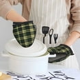 thumbnail image 6 of Non-Slip Mini Oven Mitts With Duck Beak Design Are Easy To Take Off And Wear And Easy To Hang For Oven Pot Tripod Barbecue Casserole Springgreen Buffalo Plaid Check Tartan Scotland_41650_4 2pcs, 6 of 7